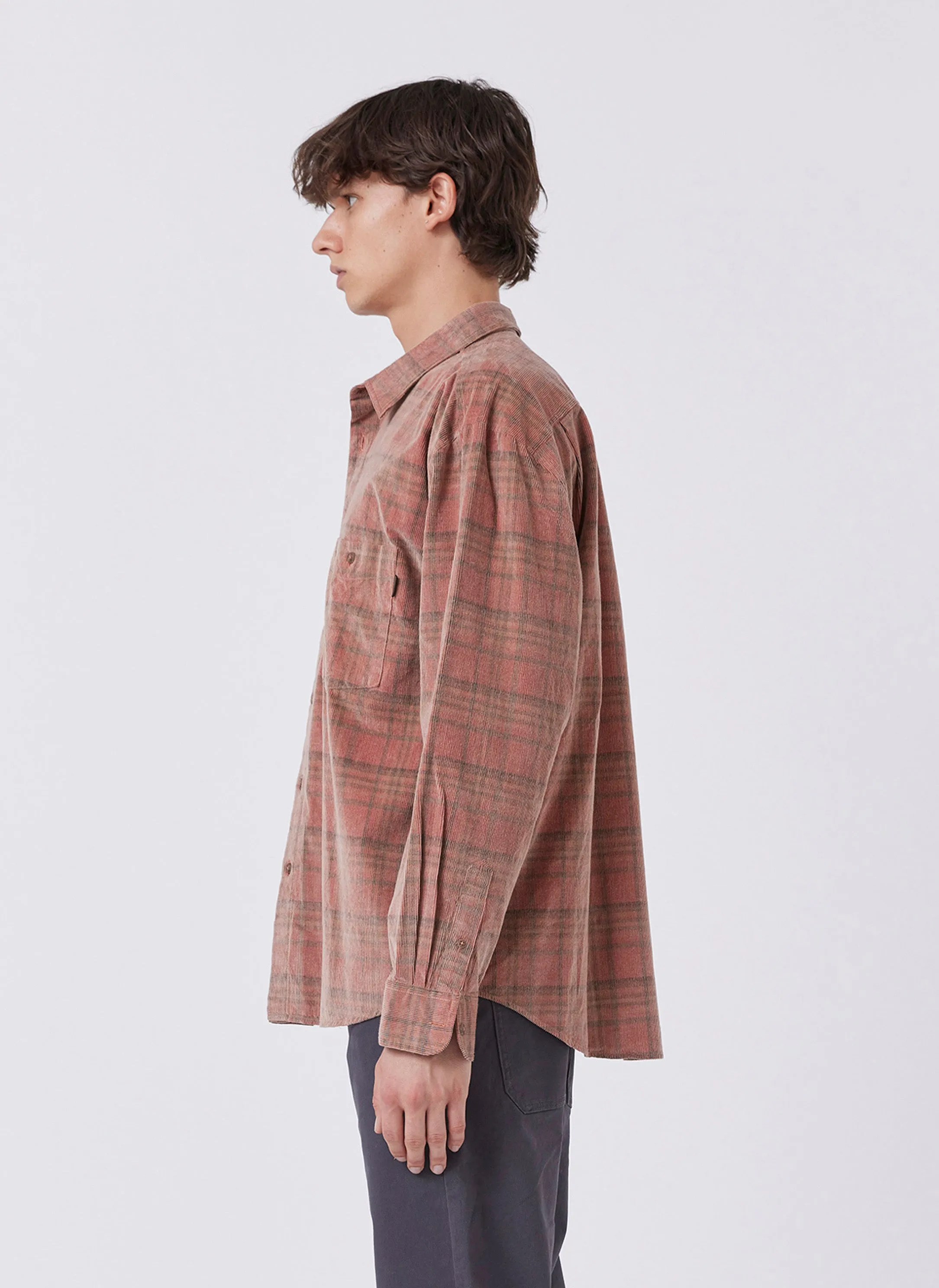 Cabin 2.0 Shirt Red Corduroy Plaid