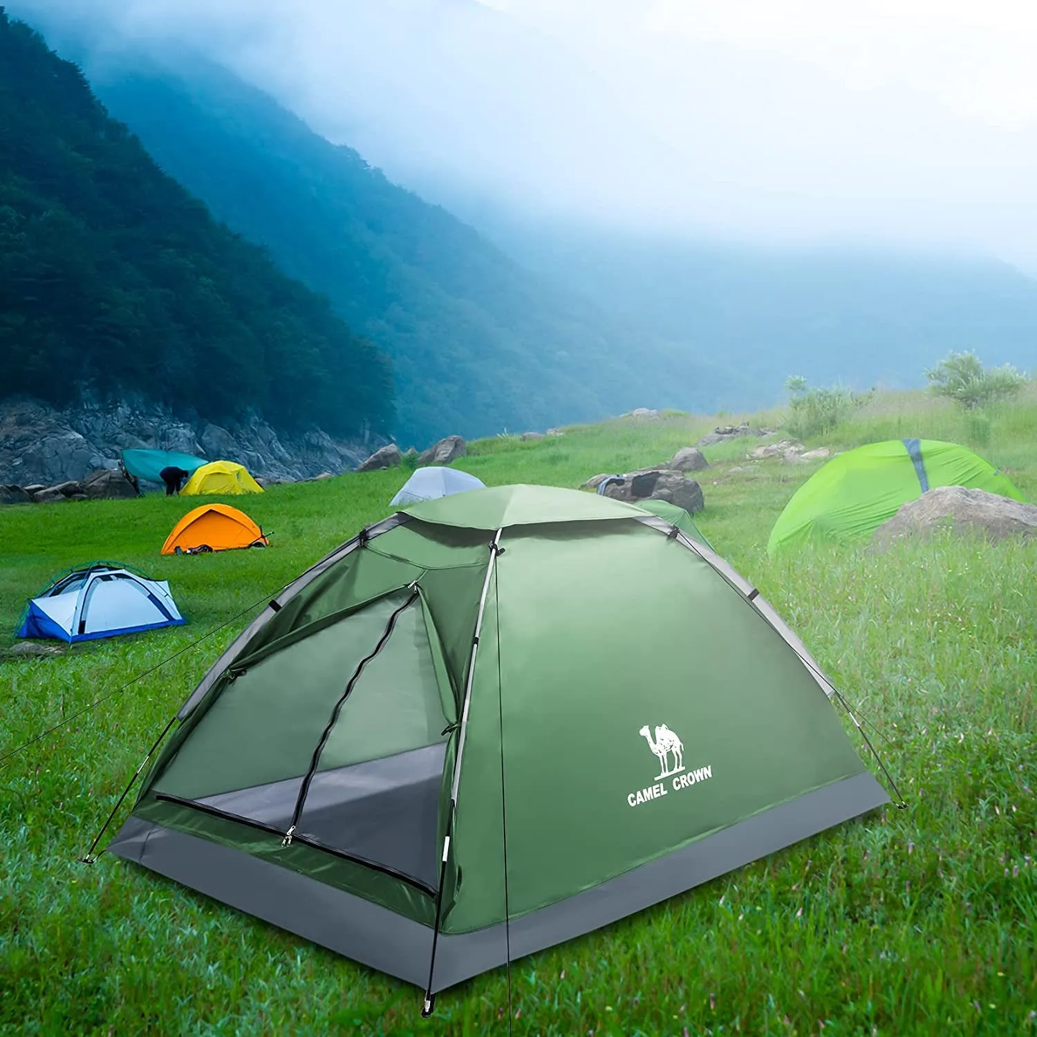 Camp Like a Camel: The 2/3/4-Person Party Tent That Keeps You Dry While You and Your Family Pretend to Like Nature!