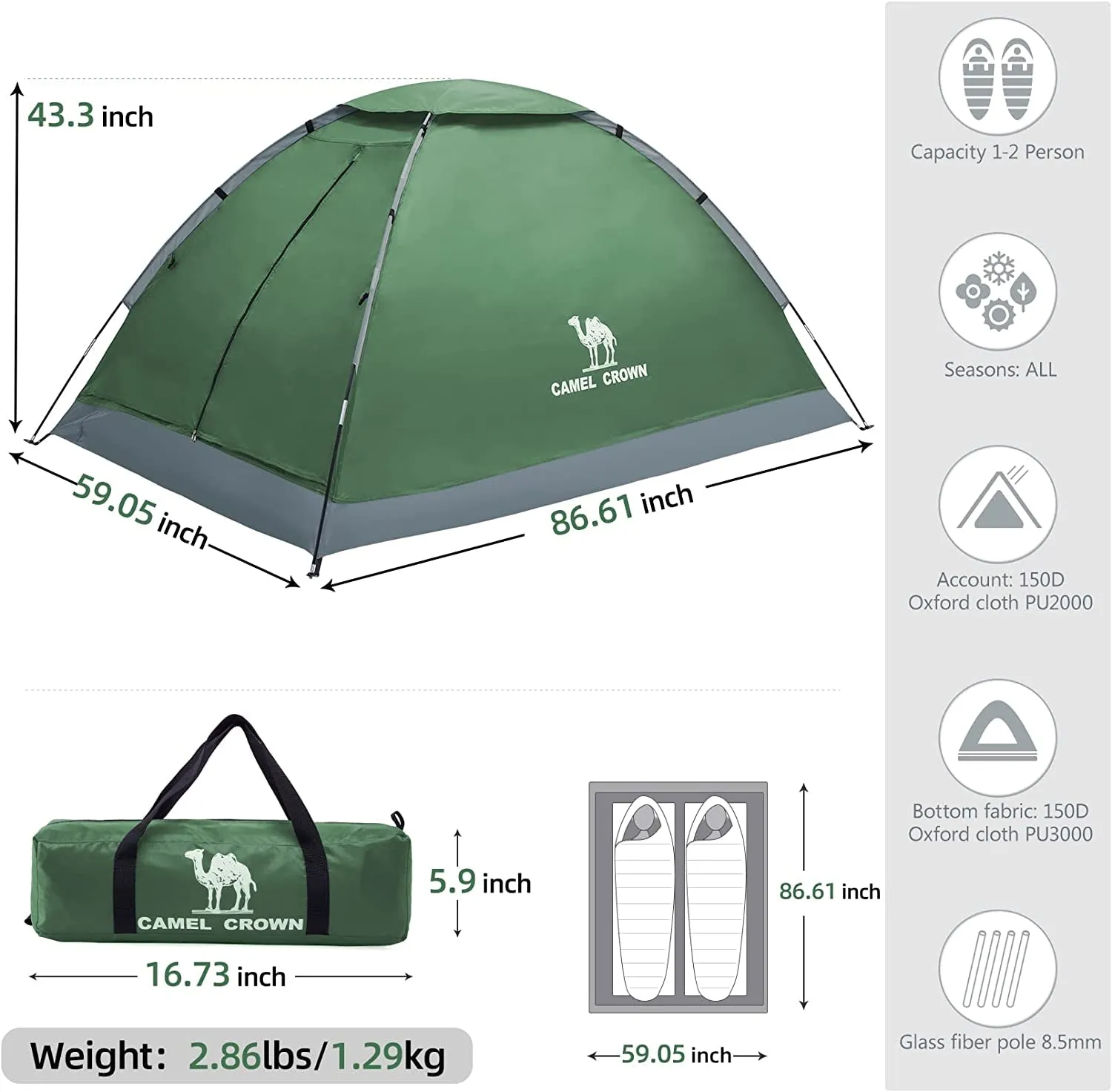 Camp Like a Camel: The 2/3/4-Person Party Tent That Keeps You Dry While You and Your Family Pretend to Like Nature!
