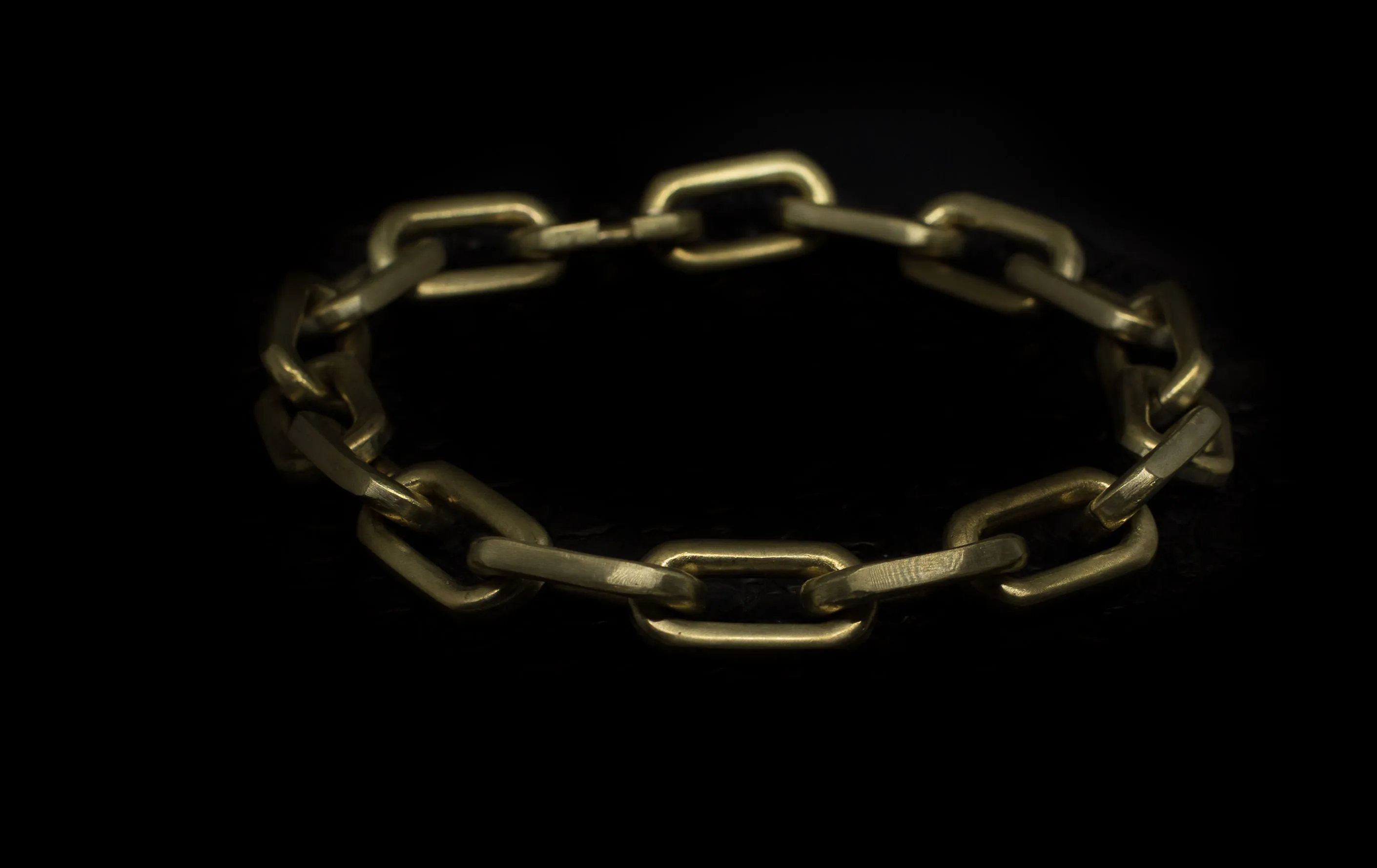 Chunky Gold Necklace - Thick Chain Lightweight Design -Gold Plated