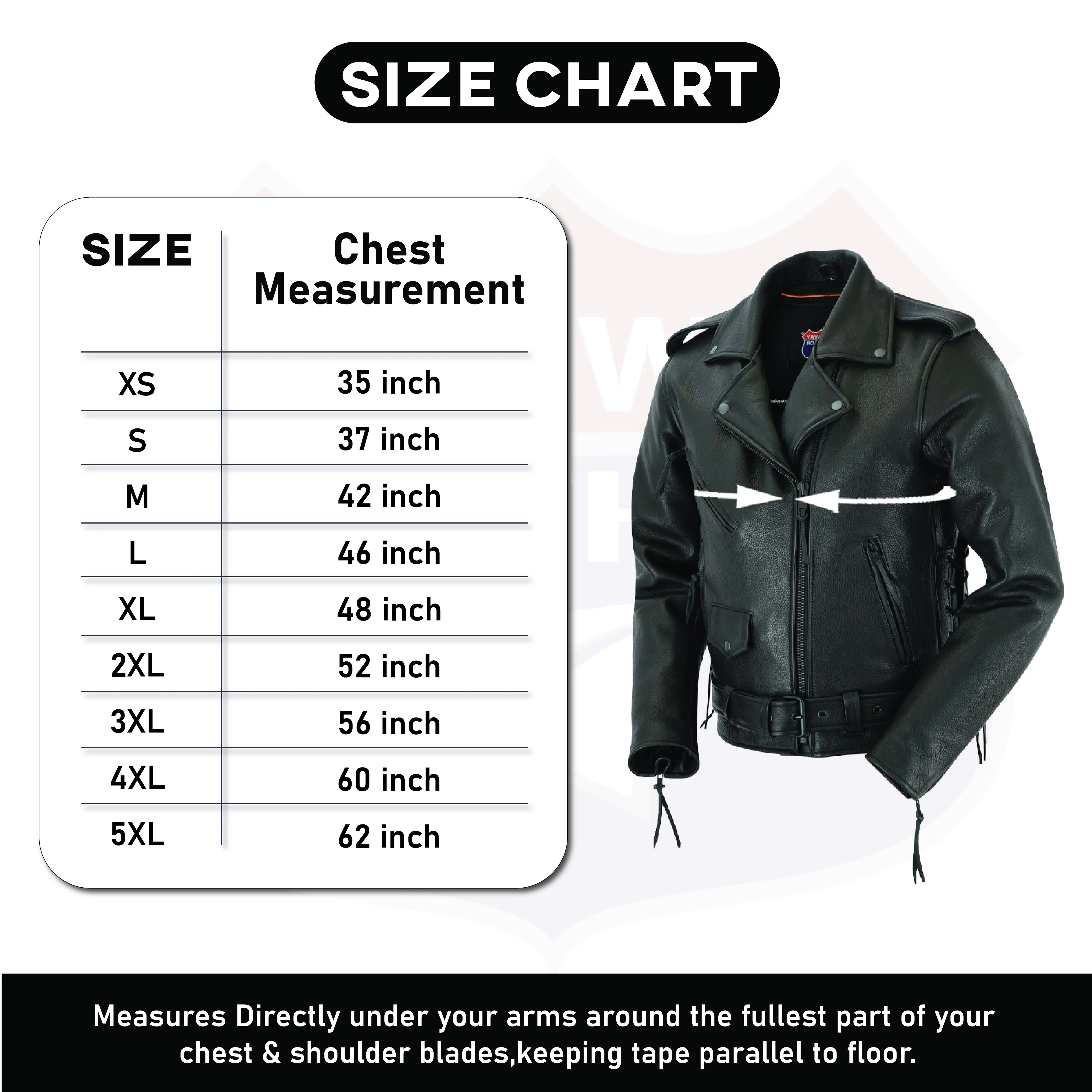 HL10888NKD Authentic Highway Patrol Leather Jacket Black Hardware Kidney Back
