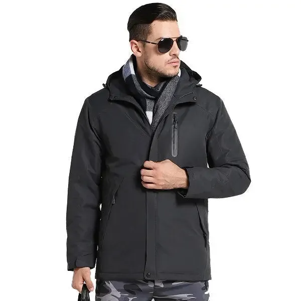 Men & women winter usb infrared heating cotton jacket outdoor camping