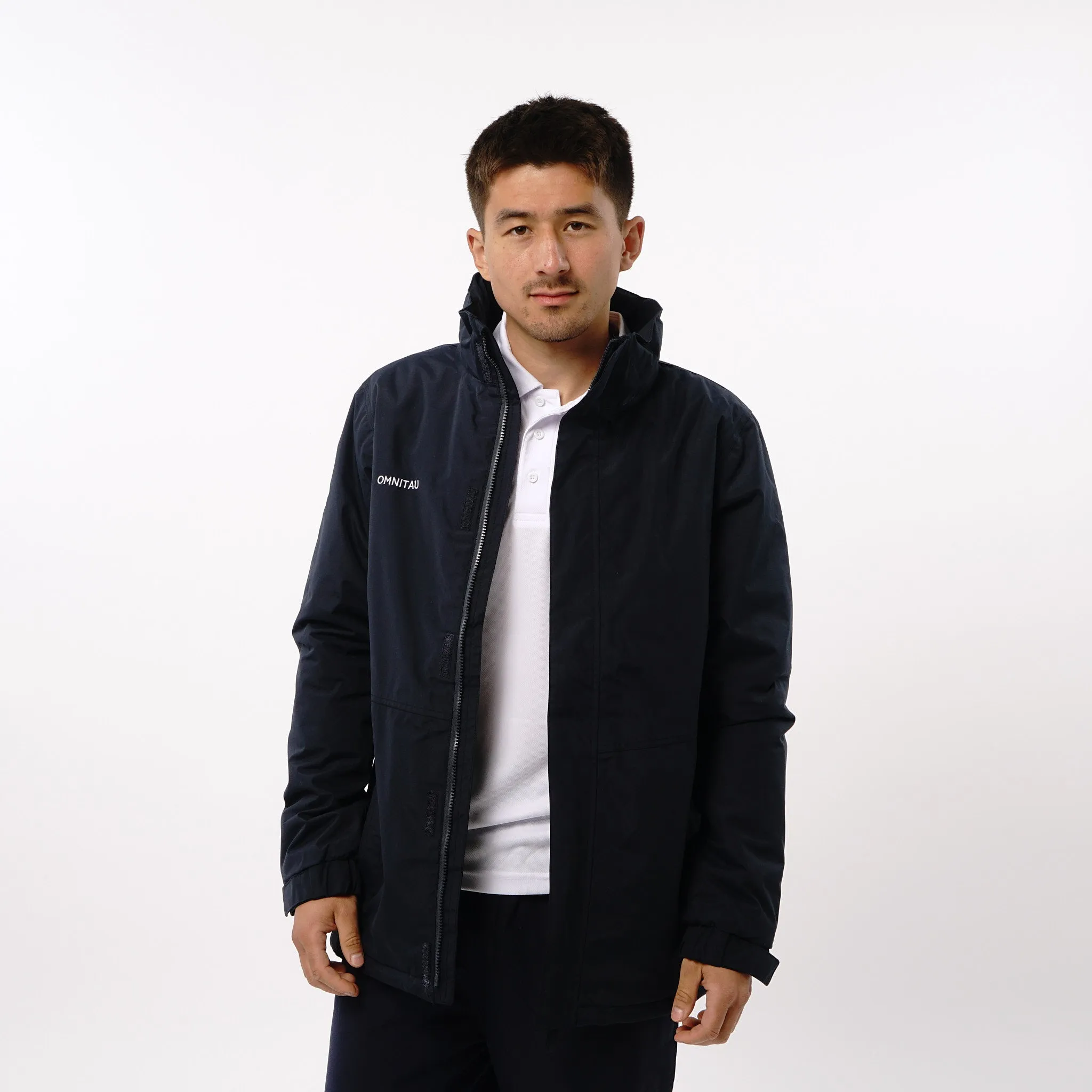 Omnitau Men's Team Sports Padded Waterproof Jacket - Navy