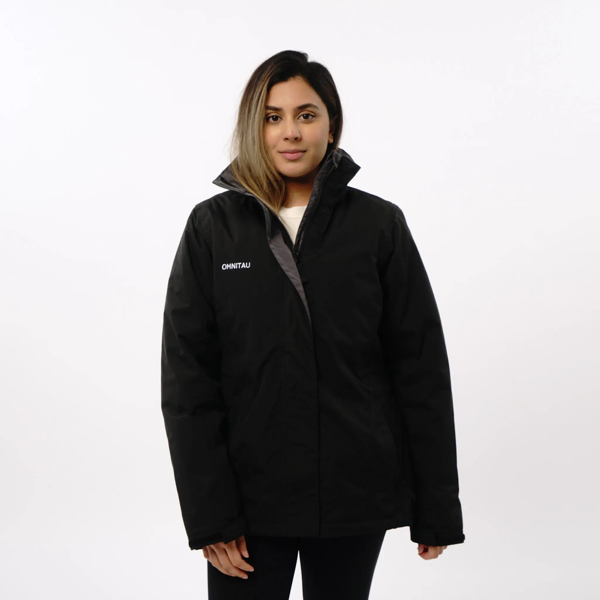 Omnitau Women's Team Sports Padded Waterproof Jacket - Black
