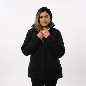 Omnitau Women's Team Sports Padded Waterproof Jacket - Black