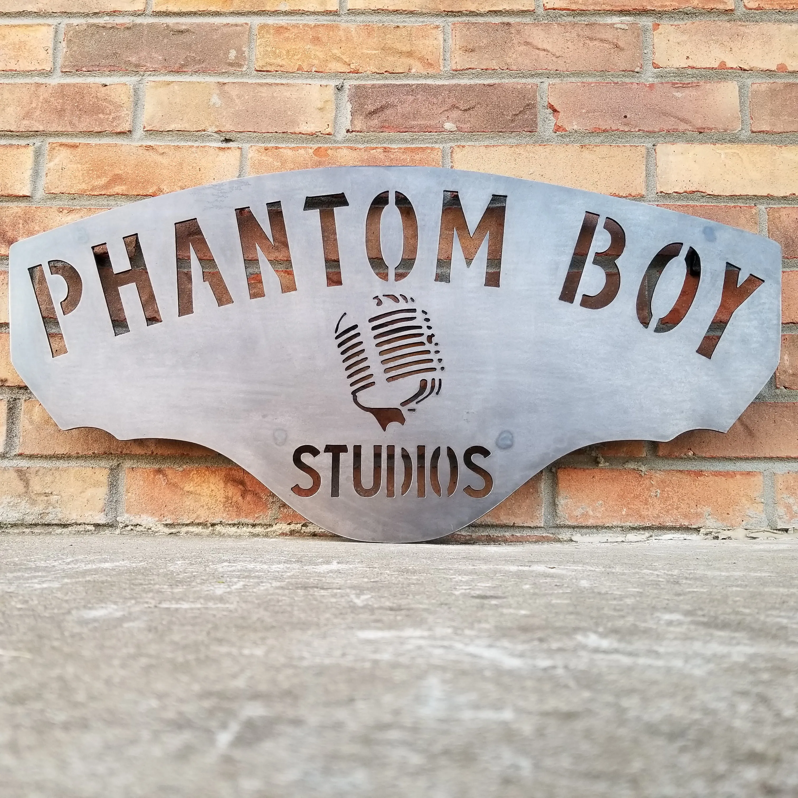 Personalized Music Studio Sign - Retro, On Air, Recording, Speaker, Vinyl, Record, Turntable, Label, Independent, Personalized Home Decor