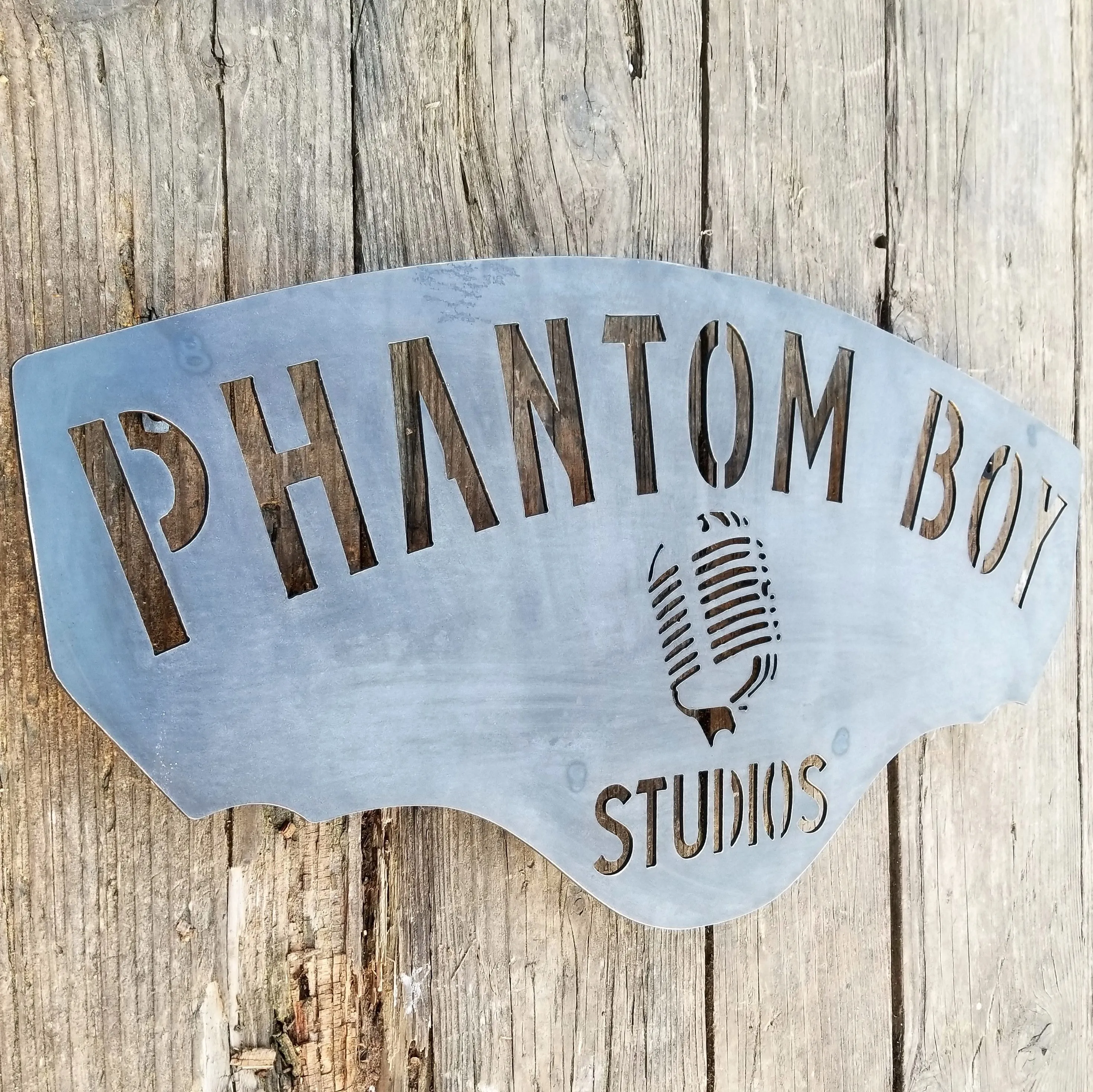 Personalized Music Studio Sign - Retro, On Air, Recording, Speaker, Vinyl, Record, Turntable, Label, Independent, Personalized Home Decor
