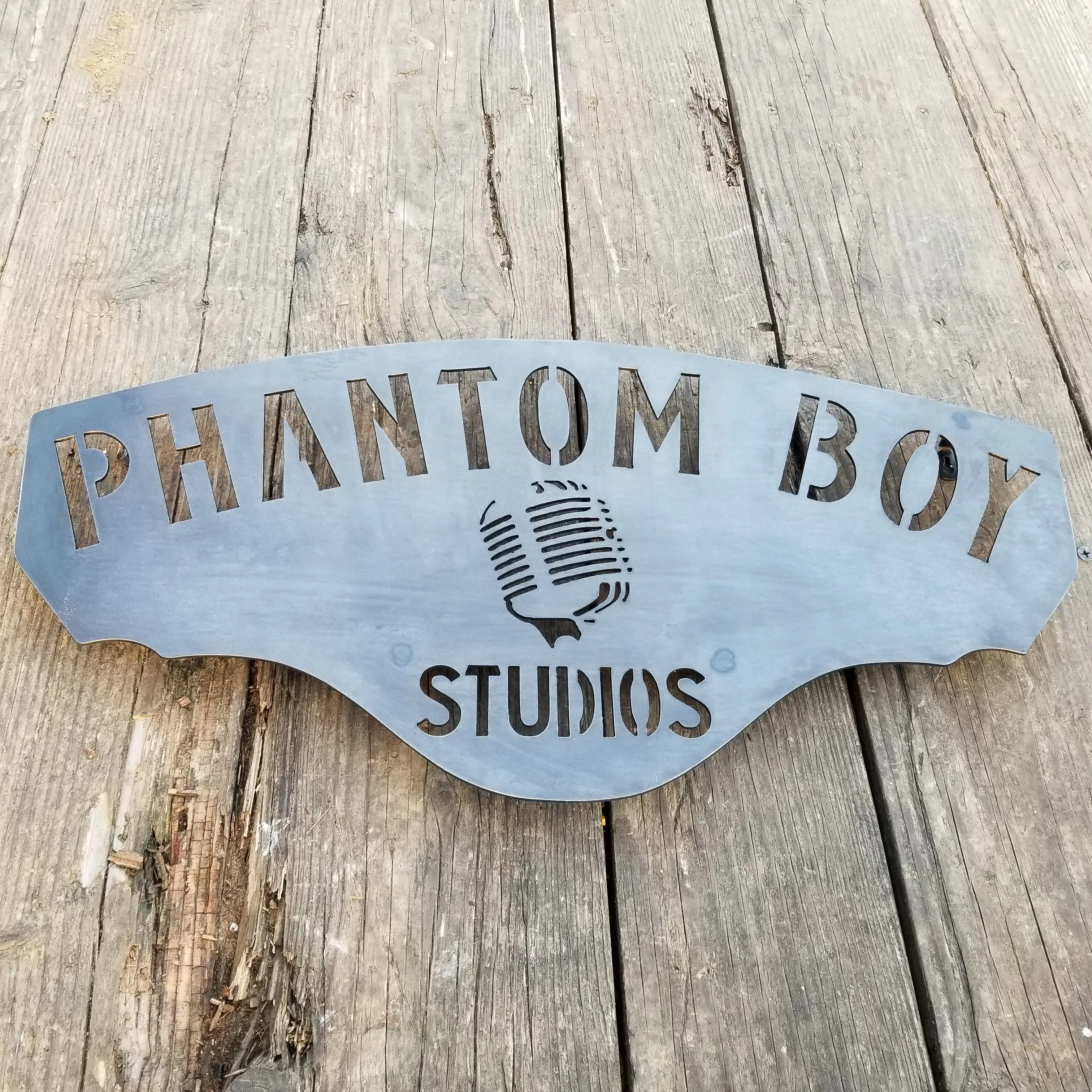 Personalized Music Studio Sign - Retro, On Air, Recording, Speaker, Vinyl, Record, Turntable, Label, Independent, Personalized Home Decor