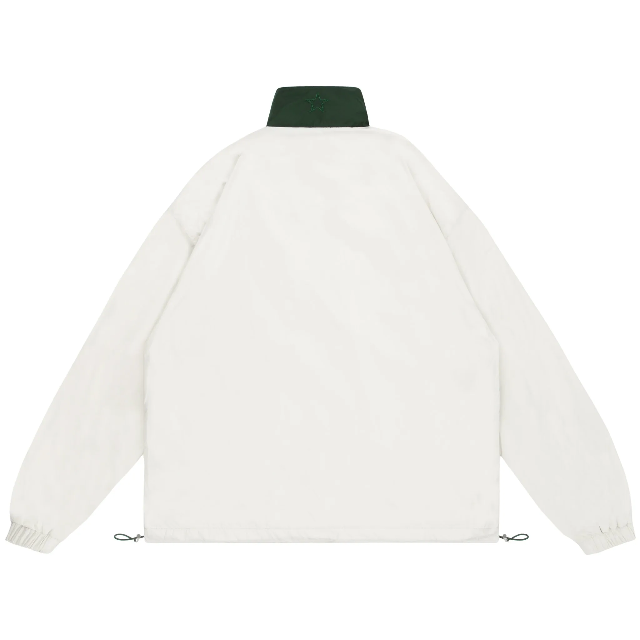 WARM UP JACKET - CREAM & IVY