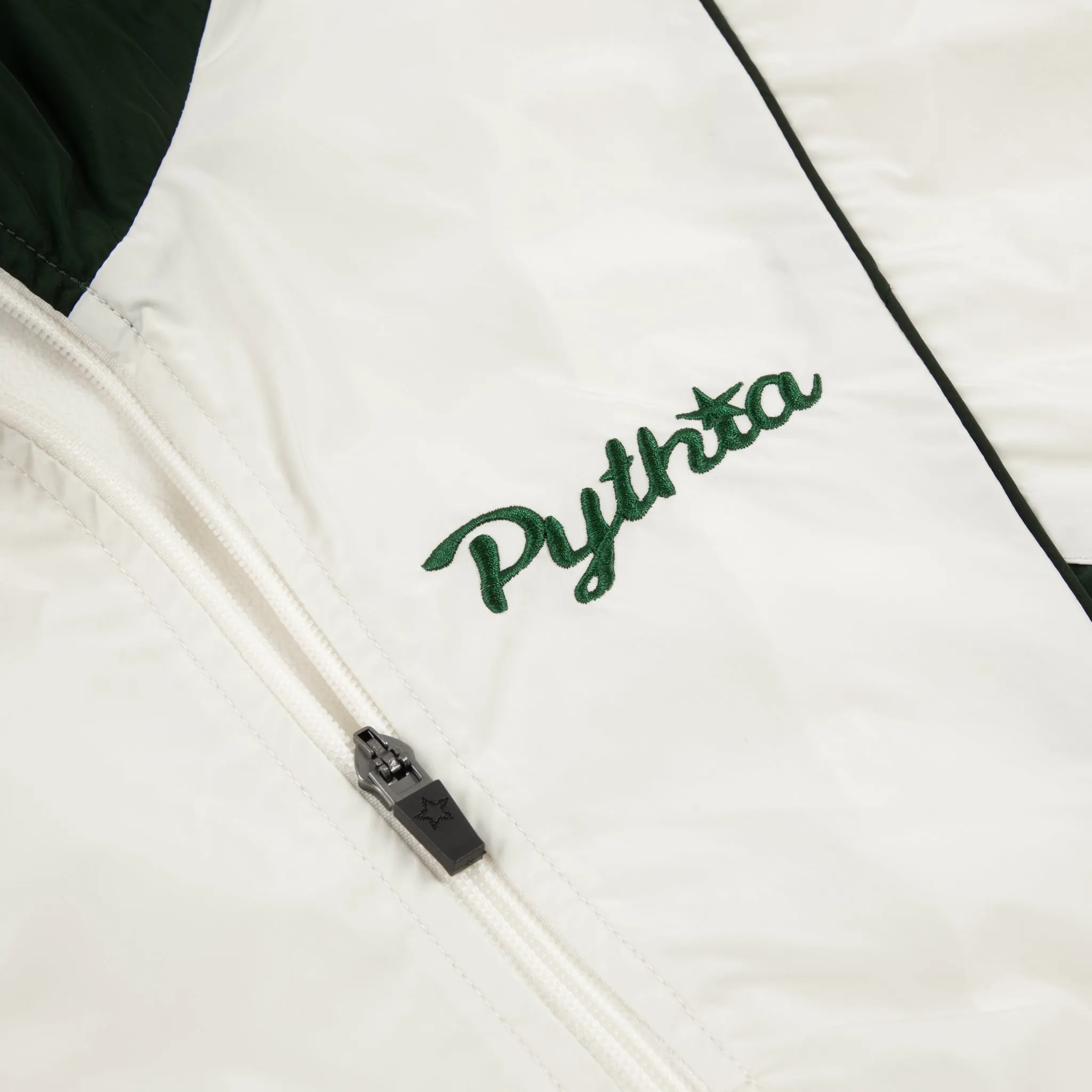 WARM UP JACKET - CREAM & IVY
