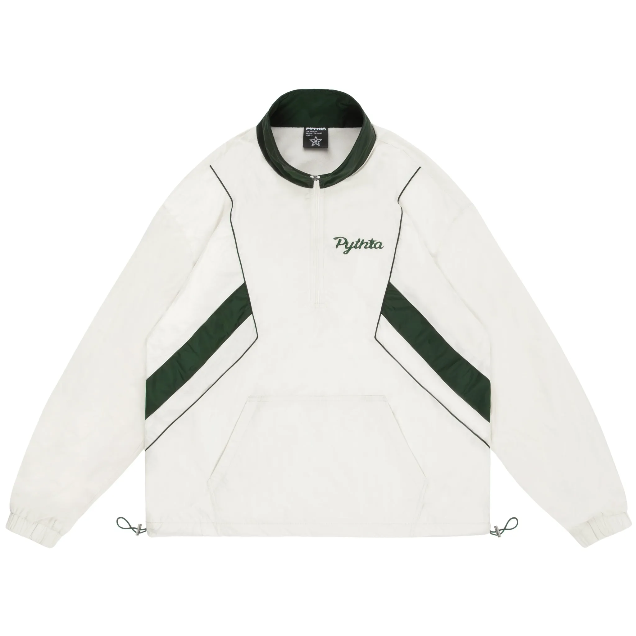 WARM UP JACKET - CREAM & IVY