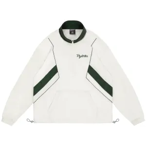 WARM UP JACKET - CREAM & IVY